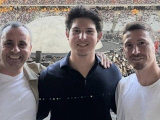 Mert Hakan Yandaş ve Kerim Rahmi Koç, Kanye West konserine gitti
