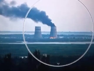 Zaporijya Nükleer Güç Santrali'ne Ukrayna İHA'sı isabet etti