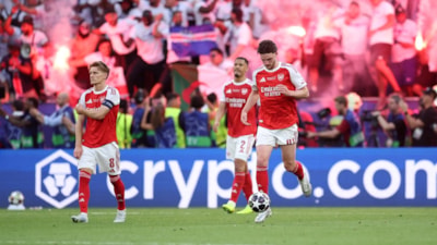 Martin Odegaard ve Declan Rice'ın final üzüntüsü