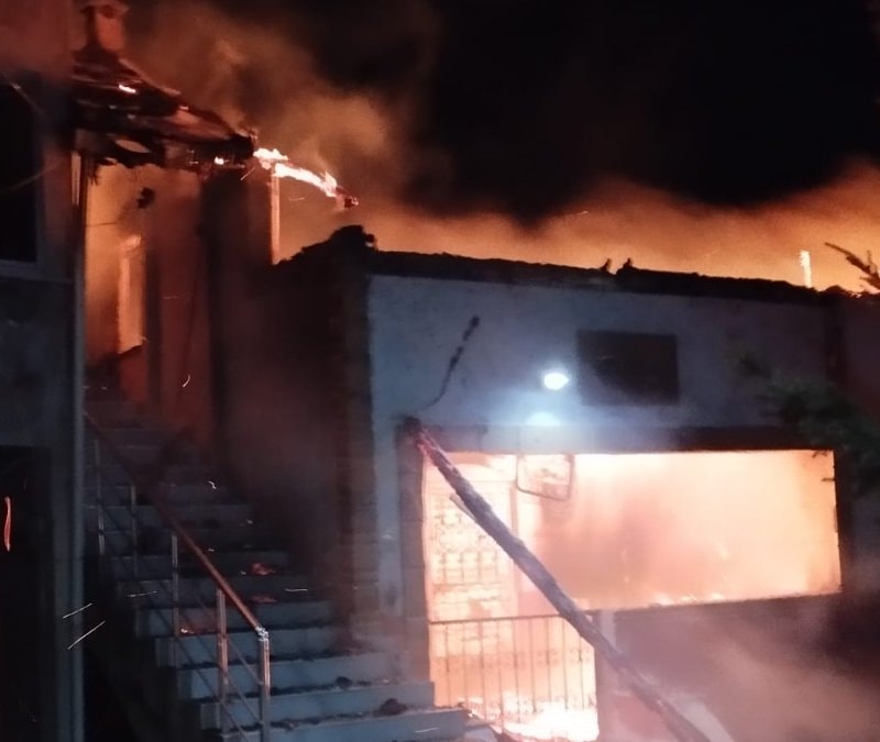 Ordu'da yayla evlerinde yangın: 3 ev küle döndü