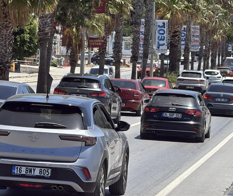 Bodrum'a gidenler dönüş yolunda