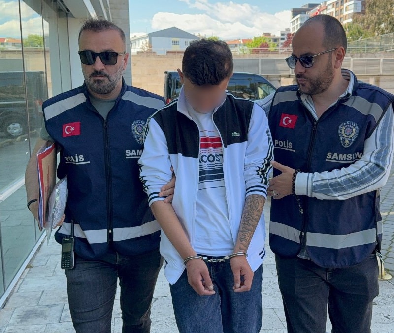 Samsun'da müteahhitlik anlaşmazlığında iş yerini kurşunlayan şahıs yakalandı