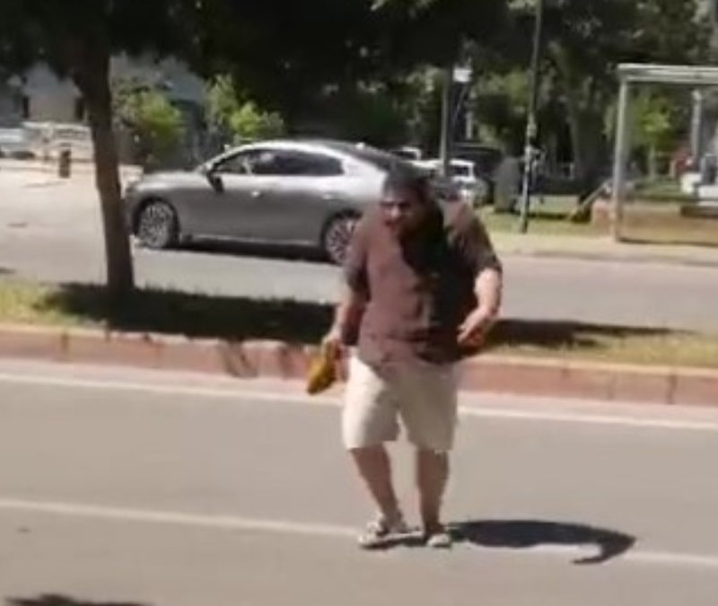 Antalya'ya tatile gelen adam kargaların saldırısına uğradı