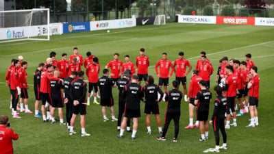 A Milli Futbol Takımı, Dünya Kupası hazırlıklarını sürdürdü