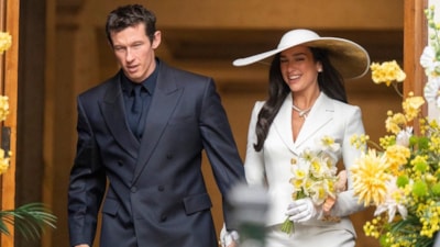 Şarkıcı Dua Lipa ile Callum Turner evlendi! Sade nikah kareleri beğeni topladı