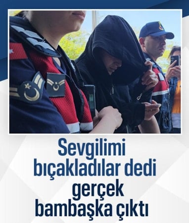 Zonguldak'ta "Sevgilim bıçaklandı" dedi, öldürdüğü ortaya çıktı
