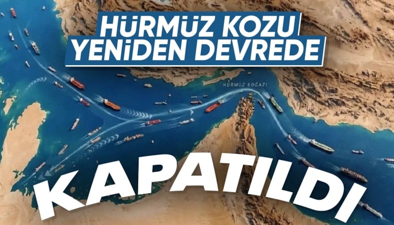İran, Hürmüz Boğazı'nı tamamen kapattığını duyurdu