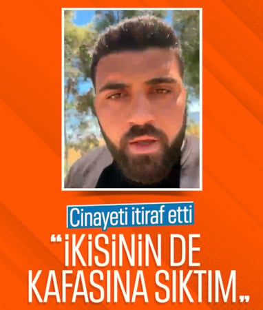 Aydın'da eşini ve yanındaki kişiyi öldüren şüphelinin cinayet sonrası paylaştığı video ortaya çıktı