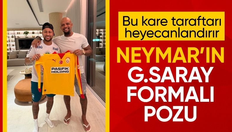 Felipe Melo, Neymar'a Galatasaray forması verdi