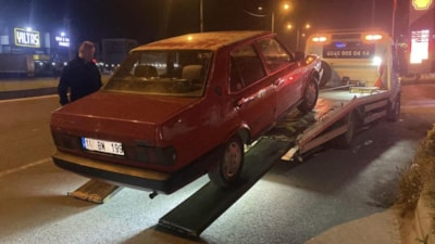 Bolu'da polisten kaçan sürücüye 200 bin lira ceza kesildi