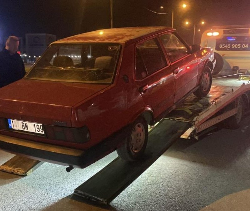 Bolu'da polisten kaçan sürücüye 200 bin lira ceza kesildi