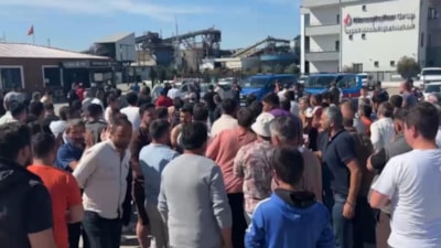 Edirne'de maden işçilerinin eylemi 13. gününde