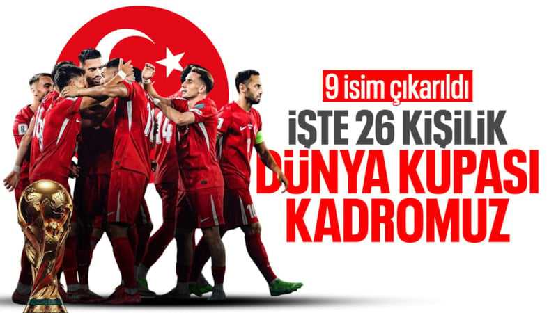 A Milli Takımımızın Dünya Kupası kadrosu belli oldu