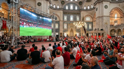 Camide Dünya Kupası heyecanı: Sabah namazının ardından dev ekran kurulacak