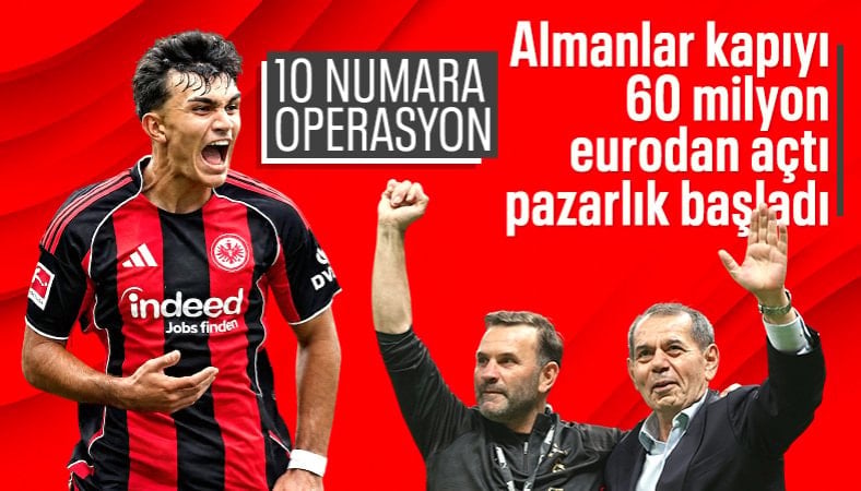 Galatasaray, Can Uzun için harekete geçti: Eintracht Frankfurt'un istediği bonservis ortaya çıktı