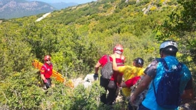 Babadağ'da yamaç paraşütü kazası