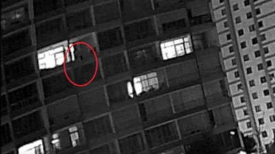 Ankara'da balkondan düşerek ölen Türkan Biçer'in düştüğü anlar kameralara yansıdı