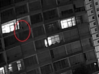 Ankara'da balkondan düşerek ölen Türkan Biçer'in düştüğü anlar kameralara yansıdı