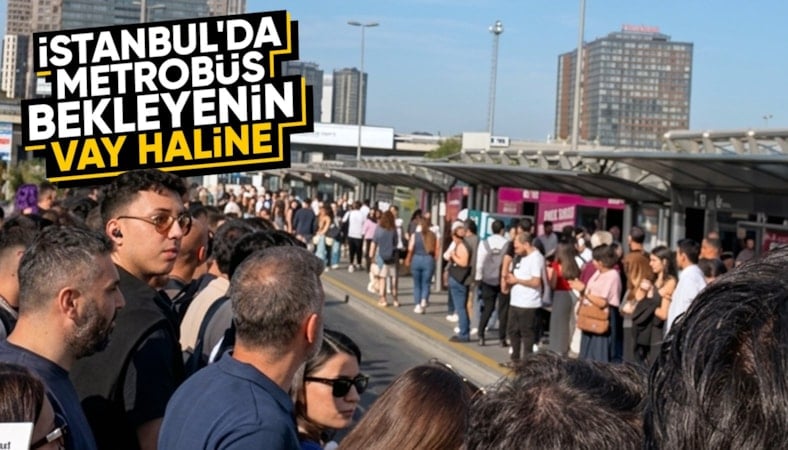 Metrobüs arızası vatandaşları isyan ettirdi