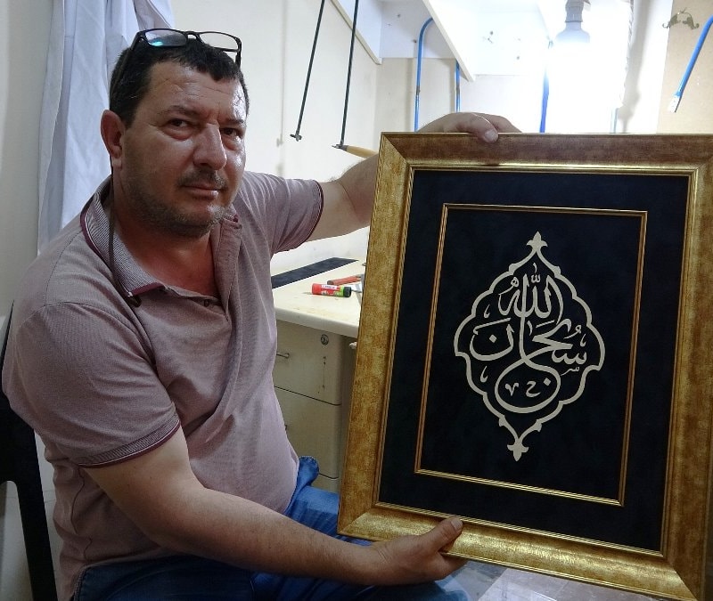 Mersin'de kızının ödeviyle başlayan yolculuk, sanat ustalığı