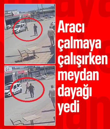 Bursa'da ticari almaya çalışan kişiye esnaftan meydan dayağı