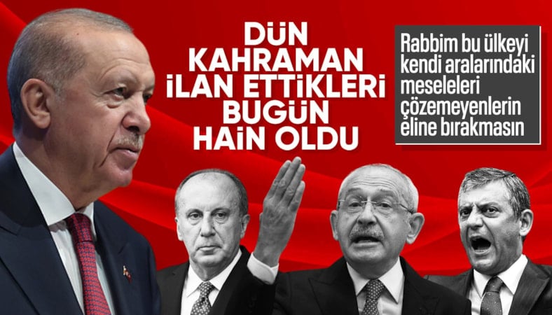 Cumhurbaşkanı Erdoğan: CHP'nin gündeminde koltuk kavgası var
