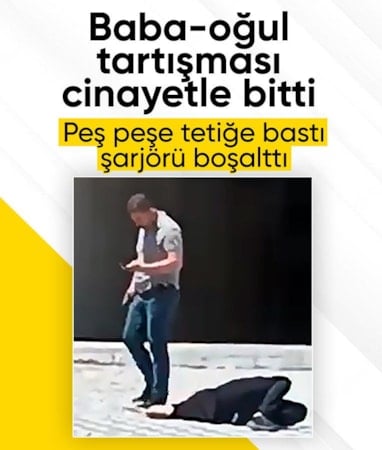 Adana'da oğlunun bıçaklı saldırısına uğrayan baba, oğlunu 15 kurşunla öldürdü