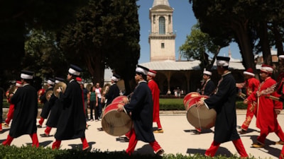 Milli Saraylar'da gerçekleştirilen Mehter Marşı gösterileri yeniden başlıyor