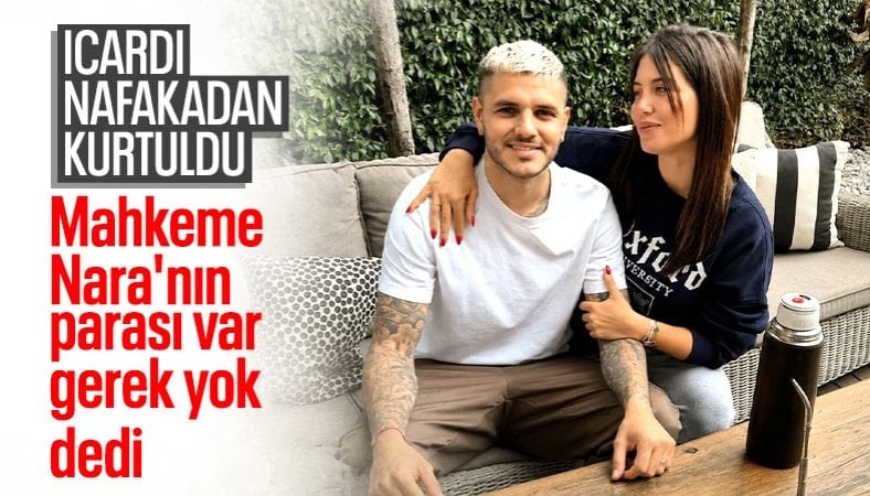 Mauro Icardi ve Wanda Nara arasındaki nafaka davası sonuçlandı