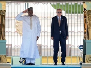 Cumhurbaşkanı Erdoğan, Nijer Cumhurbaşkanı'nı Beştepe'de ağırladı