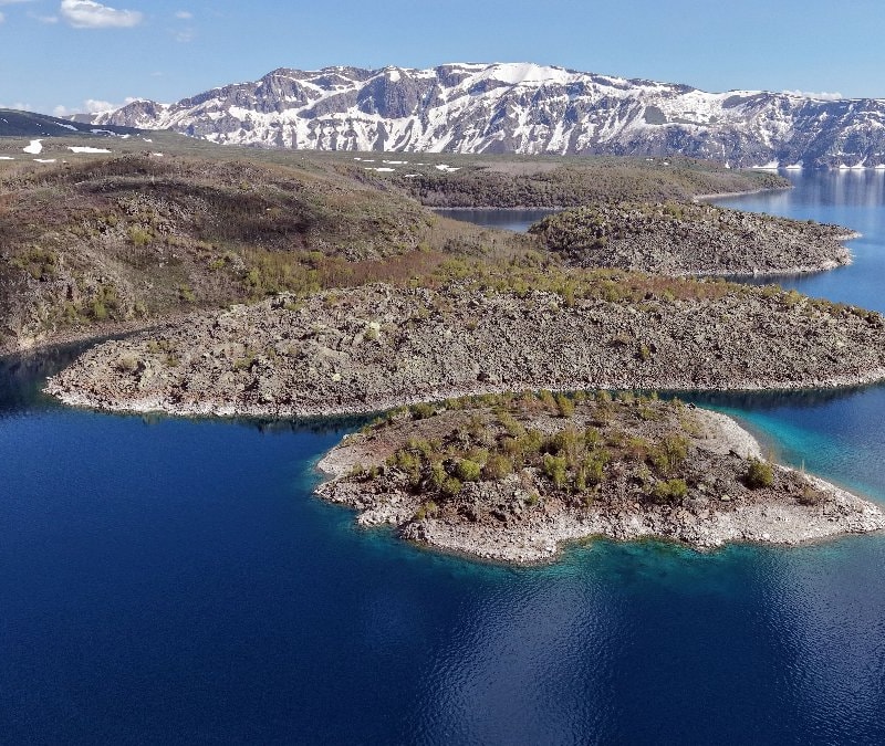 Nemrut Krater Gölü'nde sezon başladı