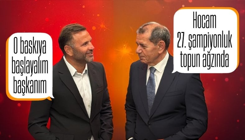 Dursun Özbek ve Okan Buruk'tan 27. şampiyonluk sözleri