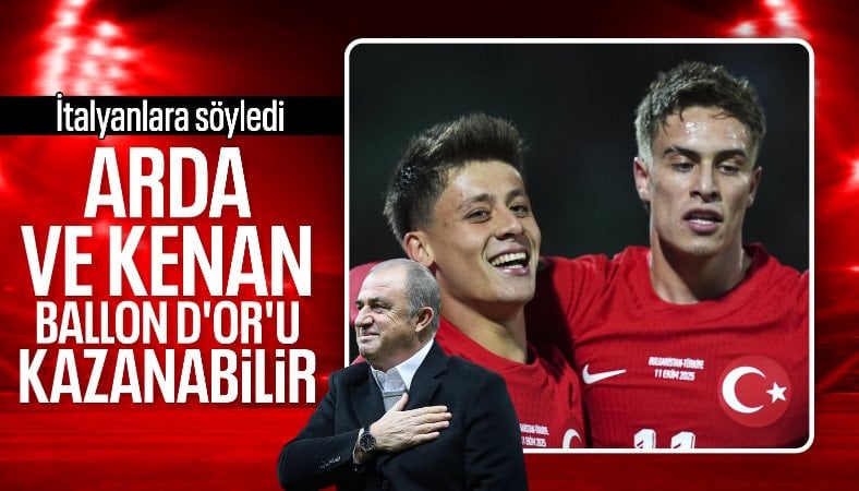 Fatih Terim'den Arda Güler ve Kenan Yıldız için övgü dolu sözler