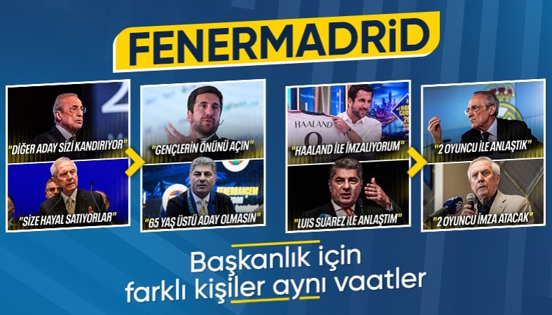 Real Madrid ve Fenerbahçe’nin seçim sürecindeki benzerlikler dikkat çekti