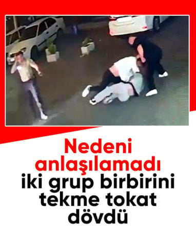 Tekirdağ'da iki grup birbirine girdi