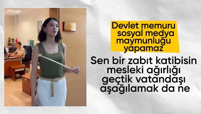 Gebze Adliyesi çalışanının tepki çeken görüntülerine soruşturma başlatıldı