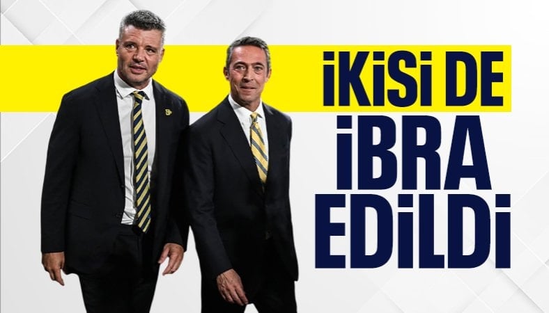 Fenerbahçe'de Ali Koç ve Sadettin Saran ibra edildi