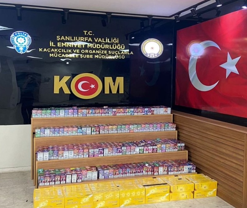 Şanlıurfa'da sigara kaçakçılığı operasyonu: 1 tutuklama