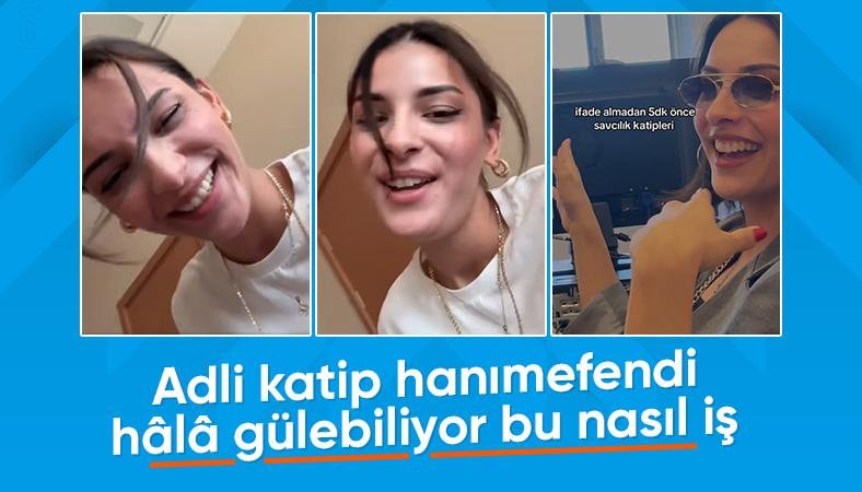 Gebze'de hakkında soruşturma başlatılan adliye personeli dalga geçmeye devam etti