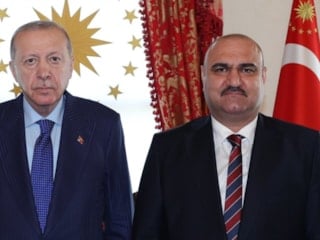 Cumhurbaşkanı Erdoğan, Kerkük Valisi Mehmet Seman Ağa'ı kabul etti