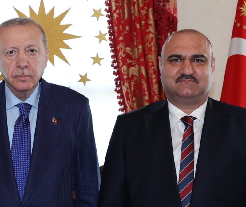 Cumhurbaşkanı Erdoğan, Kerkük Valisi Mehmet Seman Ağa'ı kabul etti