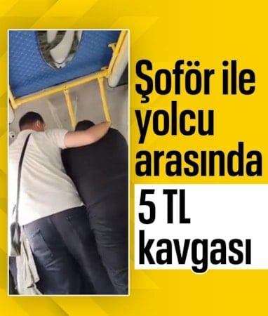 Bursa'da minibüs şoförü ve yolcu birbirini suçladı