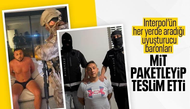 MİT ve Emniyet ortak operasyonu: İki uyuşturucu baronu yakalandı