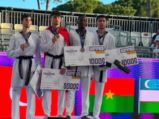 Milli taekwondoculardan 1 altın, bir bronz