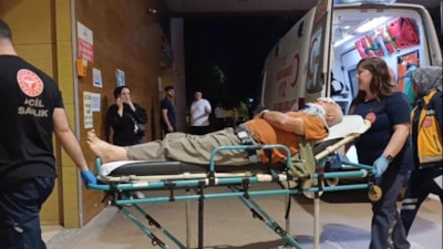Bursa'da erik toplamak için çıktığı ağaçtan düşerek yaralandı