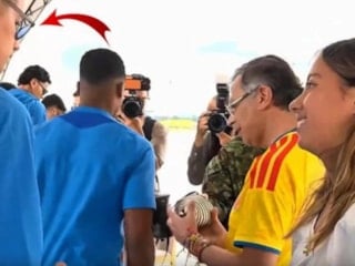 Futbolcu Rodriguez, Kolombiya Cumhurbaşkanı Petro'nun kızını görmezden geldi