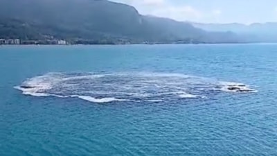 Kastamonu'da denizde 10 dakikalık kabarma paniğe neden oldu