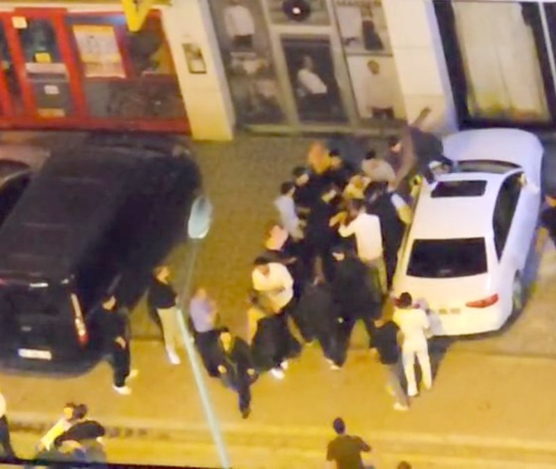 İstanbul'da düğün sonrası kavga kamerada