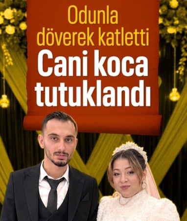 Gümüşhane'de eşini odunla döverek öldüren şahıs tutuklandı