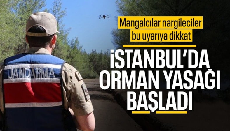 İstanbul'da ormanlara giriş yasaklandı
